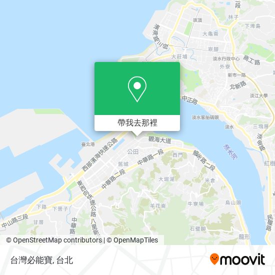 台灣必能寶地圖