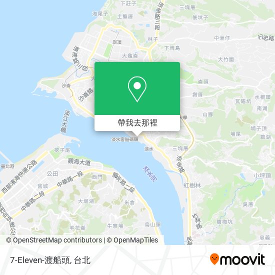 7-Eleven-渡船頭地圖