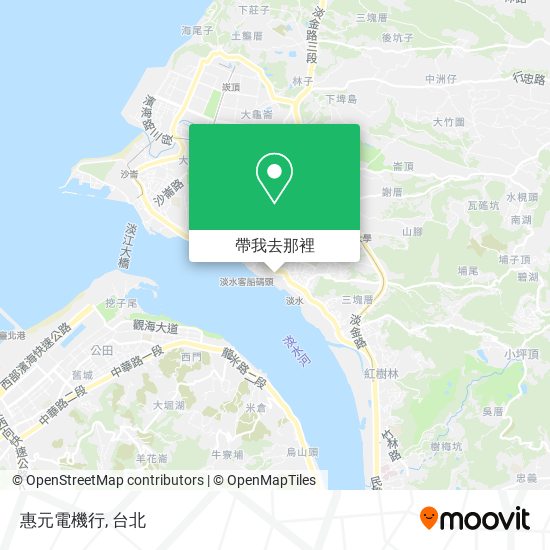 惠元電機行地圖