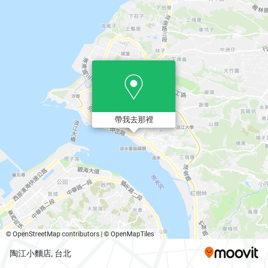 陶江小麵店地圖