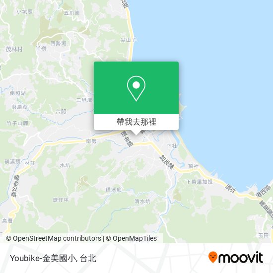 Youbike-金美國小地圖