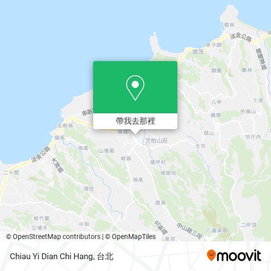 Chiau Yi Dian Chi Hang地圖