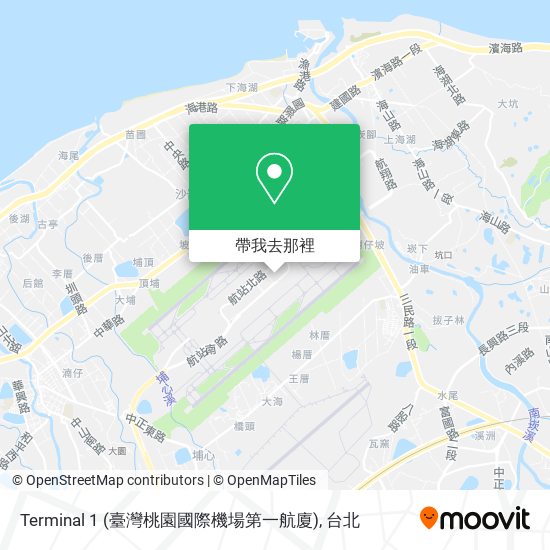 Terminal 1 (臺灣桃園國際機場第一航廈)地圖