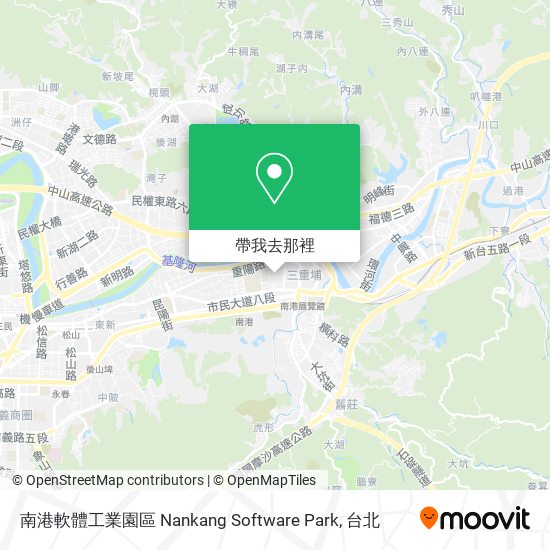 南港軟體工業園區 Nankang Software Park地圖
