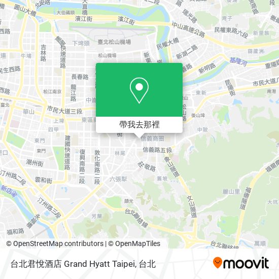 台北君悅酒店 Grand Hyatt Taipei地圖