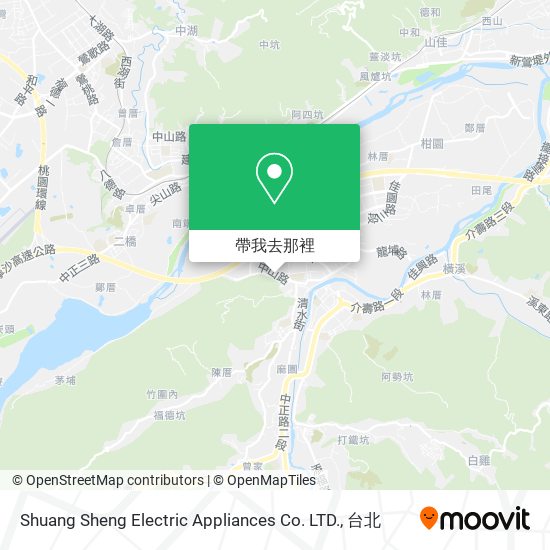 Shuang Sheng Electric Appliances Co. LTD.地圖