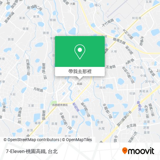 7-Eleven-桃園高鐵地圖