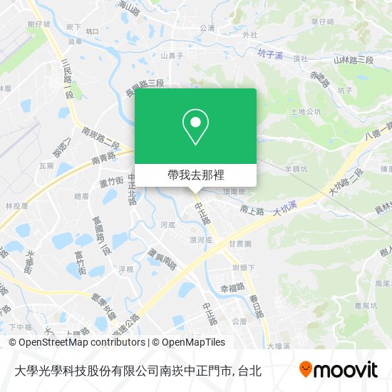大學光學科技股份有限公司南崁中正門市地圖
