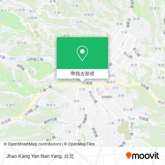 Jhao Kang Yan Nan Yang地圖