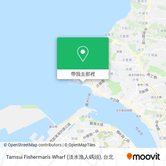 Tamsui Fisherman's Wharf (淡水漁人碼頭)地圖