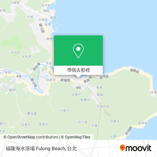 福隆海水浴場 Fulong Beach地圖