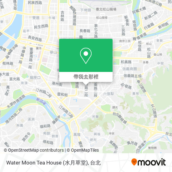 Water Moon Tea House (水月草堂)地圖