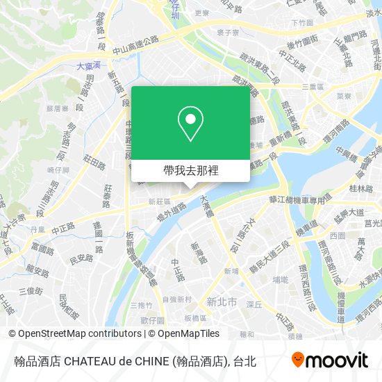 翰品酒店 CHATEAU de CHINE地圖