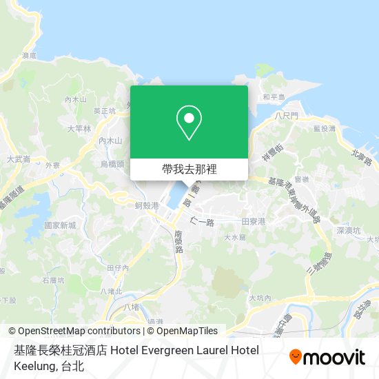 基隆長榮桂冠酒店 Hotel Evergreen Laurel Hotel Keelung地圖