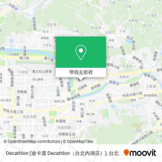 Decathlon (迪卡濃 Decathlon（台北內湖店）)地圖