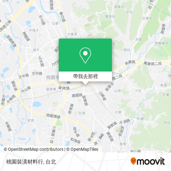 桃園裝潢材料行地圖