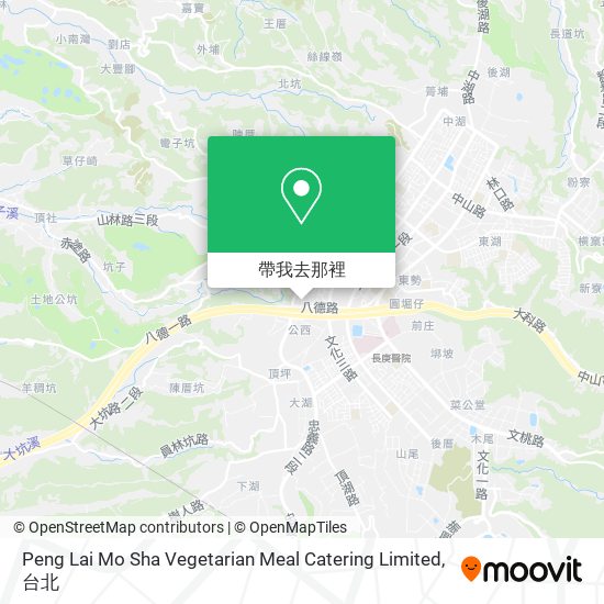 Peng Lai Mo Sha Vegetarian Meal Catering Limited地圖