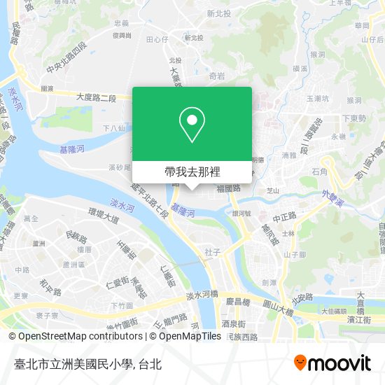 臺北市立洲美國民小學地圖