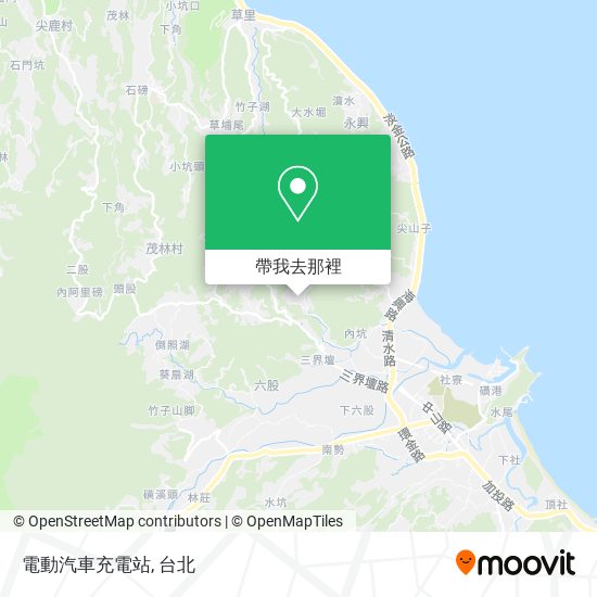 電動汽車充電站地圖