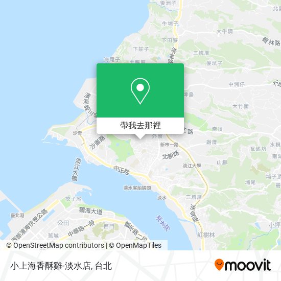 小上海香酥雞-淡水店地圖
