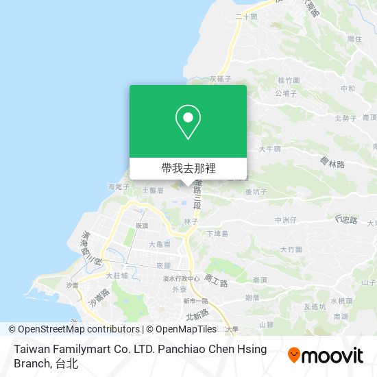 Taiwan Familymart Co. LTD. Panchiao Chen Hsing Branch地圖