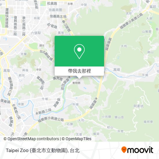 Taipei Zoo (臺北市立動物園)地圖
