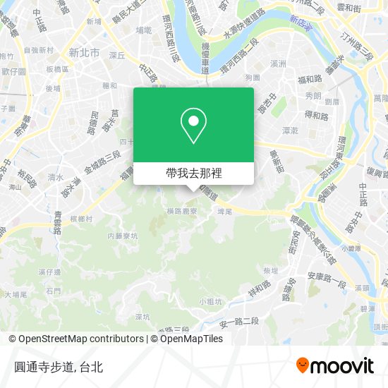 圓通寺步道地圖
