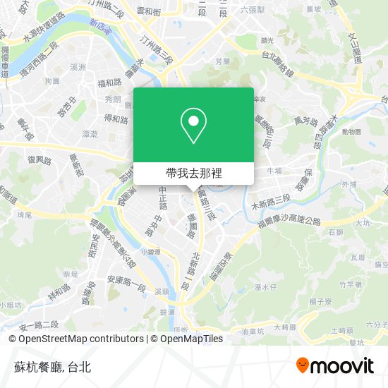 蘇杭餐廳地圖