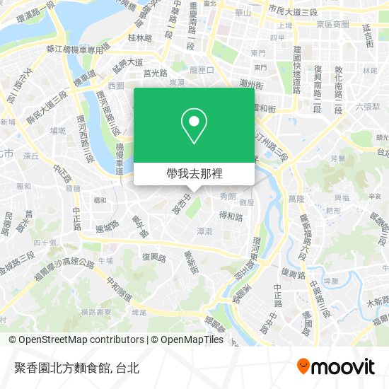 聚香園北方麵食館地圖