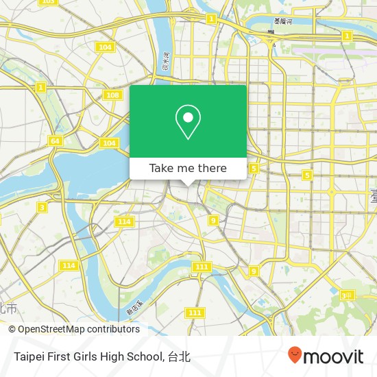 Taipei First Girls High School地圖