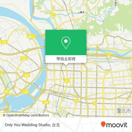 Only You Wedding Studio地圖
