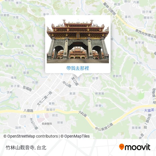 竹林山觀音寺地圖