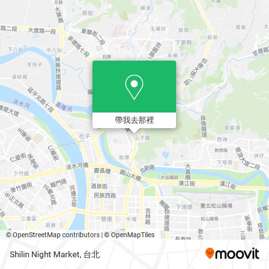 Shilin Night Market地圖