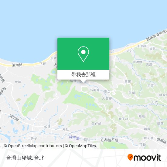 台灣山豬城地圖