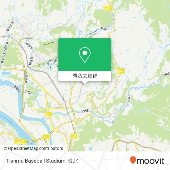 Tianmu Baseball Stadium地圖