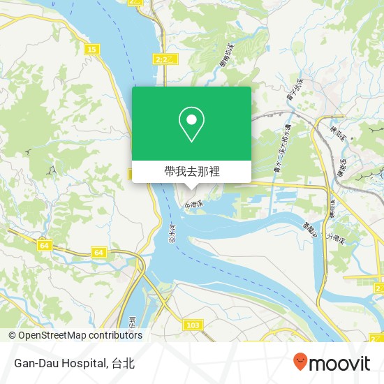 Gan-Dau Hospital地圖