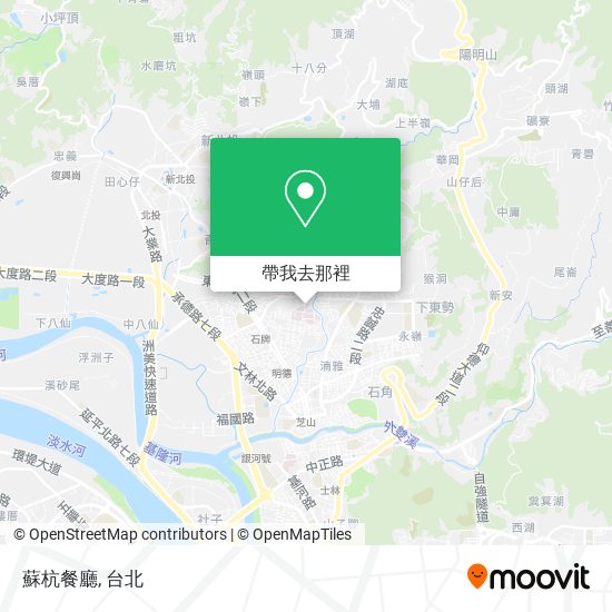 蘇杭餐廳地圖