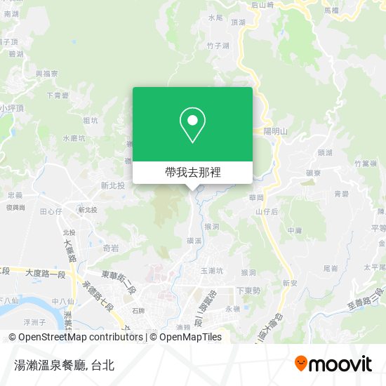 湯瀨溫泉餐廳地圖