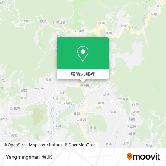 Yangmingshan地圖