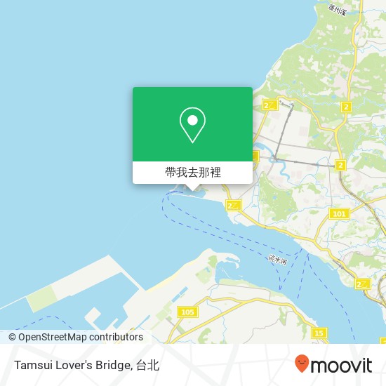 Tamsui Lover's Bridge地圖