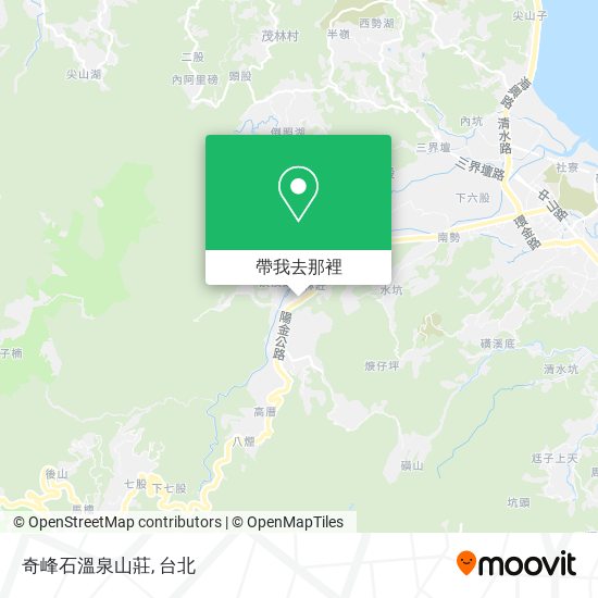 奇峰石溫泉山莊地圖