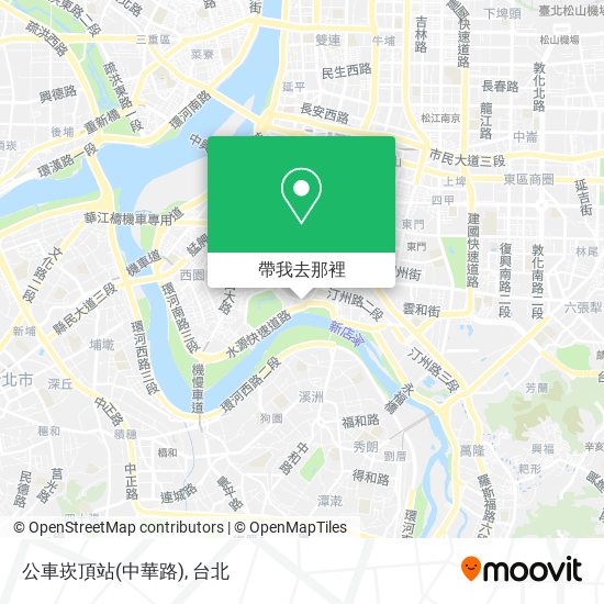 公車崁頂站(中華路)地圖