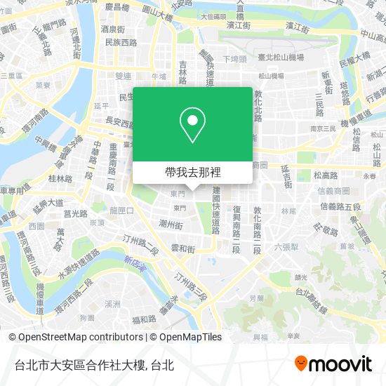 台北市大安區合作社大樓地圖