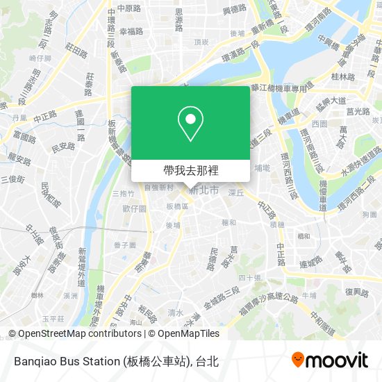 Banqiao Bus Station (板橋公車站)地圖