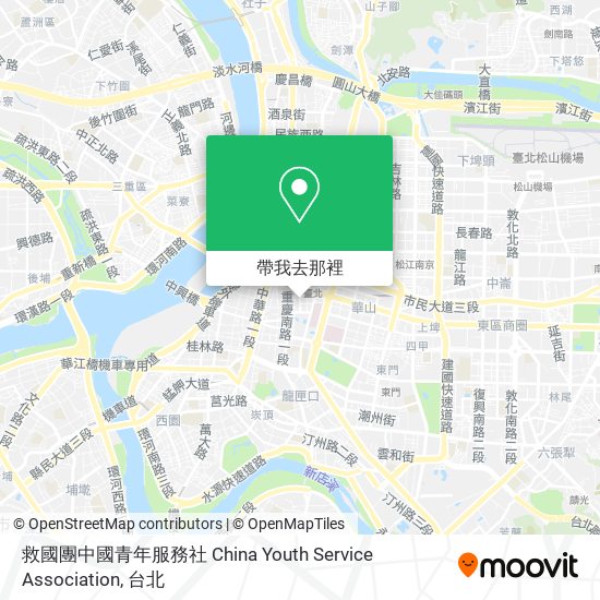救國團中國青年服務社 China Youth Service Association地圖
