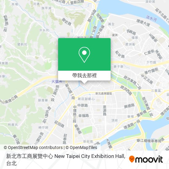 新北市工商展覽中心 New Taipei City Exhibition Hall地圖