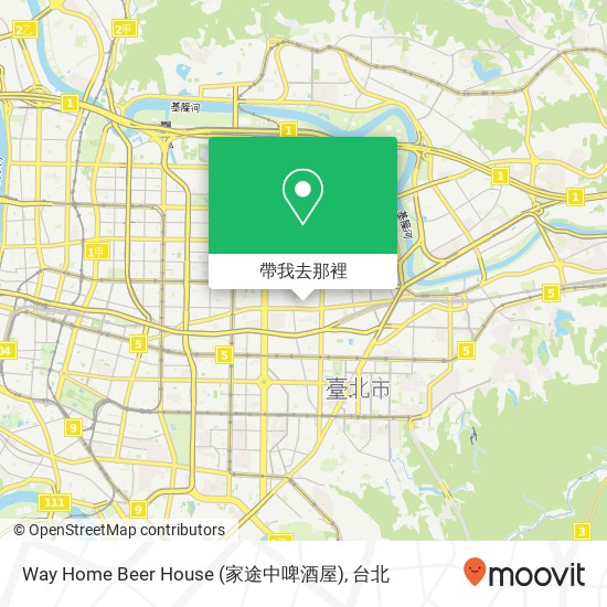 Way Home Beer House (家途中啤酒屋)地圖