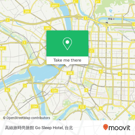 高絲旅時尚旅館 Go Sleep Hotel地圖