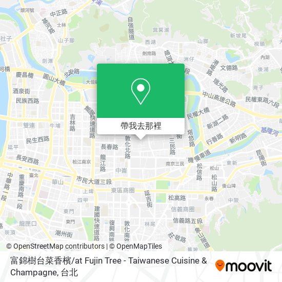 富錦樹台菜香檳 / at Fujin Tree - Taiwanese Cuisine & Champagne地圖