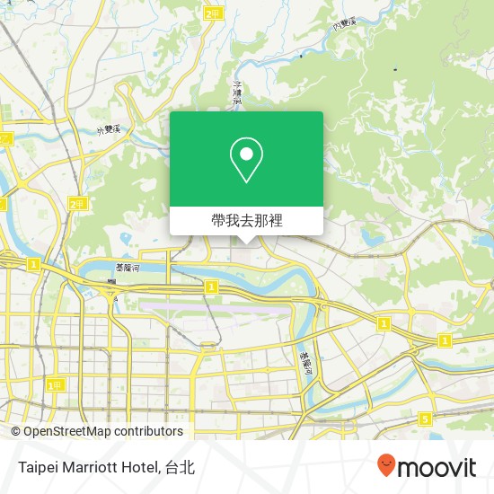 Taipei Marriott Hotel地圖